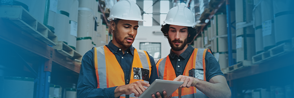 Visual for two service workers sharing a mobile device